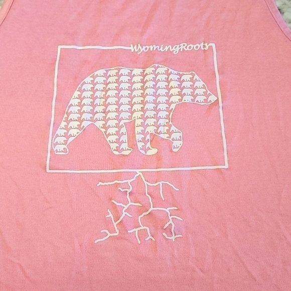 Nike dri-fit Wyoming Roots tank light pink Great preworn condition size small - Picture 2 of 5